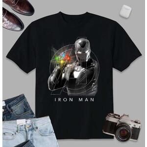 Avengers Endgame Glowing Stones Marvel Movie Fan T Shirt